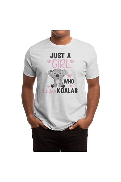 Fizello Μπλουζάκι Koala Bear για άνδρες και γυναίκες - Unisex Λευκό T-shirt
