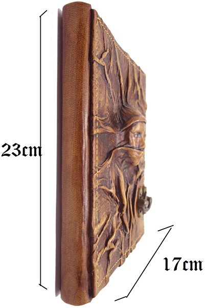 Genel Markalar 3 Boyutlu Deri Defter Sessiz Çığlık Ap-002