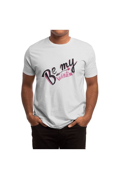 Fizello Tricou alb unisex Be My Valentine
