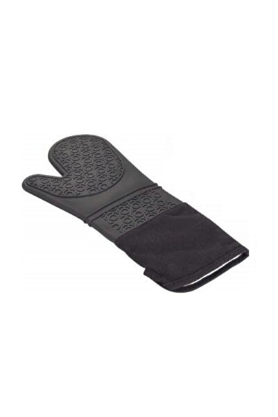 Epinox Silikon Fırın Eldiveni - Yanmaz Eldiven - Siyah 41.5 Cm