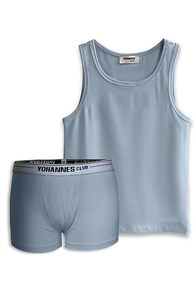 Yohannes Club Cotton Boxer and Undershirt Set for Boy