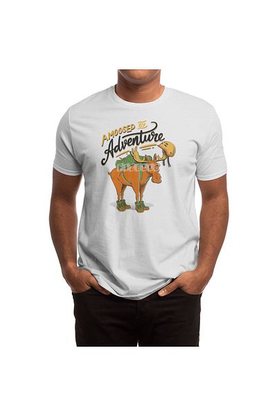 Fizello Tricou unisex alb Aventurizat Amoosed