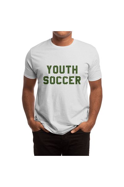 Fizello Unisex White T-Shirt - Men's and Women'S, Youth Soccer T-Shirt