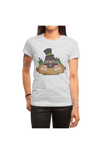 Fizello Λευκό μπλουζάκι Unisex Hill & Hat