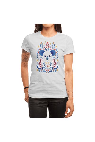 Fizello Ανδρικά και γυναικεία παπούτσια Koala - Unisex Λευκό T-Shirt