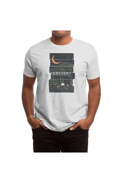 Fizello Wish I Was Camping... Unisex Λευκό T-Shirt