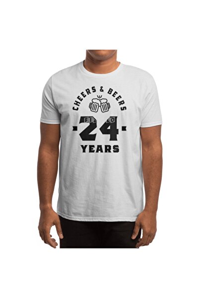 Fizello 24 роки тверезості - Біла футболка унісекс № 24
