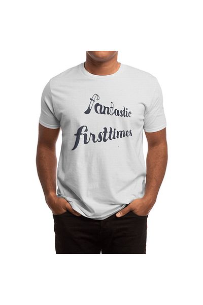 Fizello Fantastic Firsttimes Unisex Λευκό T-Shirt