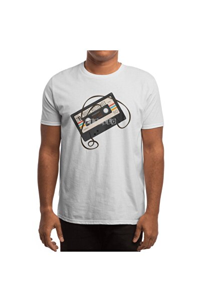 Fizello Tricou pentru bărbați și femei - House Music Mixtape Tricou alb unisex