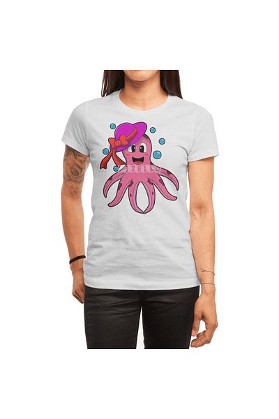 Fizello Μπλουζάκι Unisex White Octopus Line - Ανδρικά και Γυναικεία