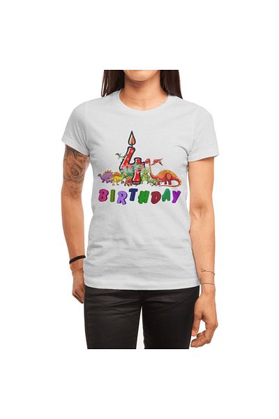 Fizello 4. Age Dino Cognition Boss - Unisex Λευκό T-Shirt