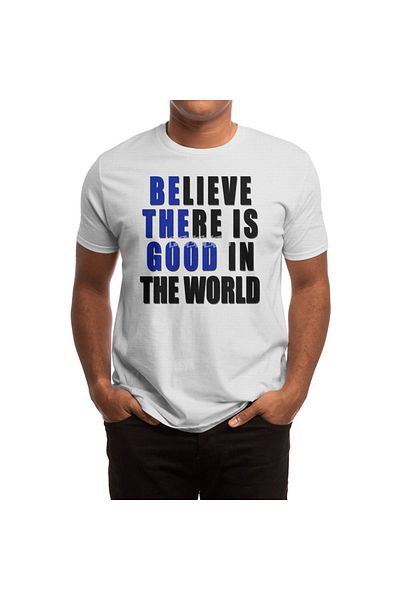 Fizello Be The Good Unisex Λευκό T-Shirt