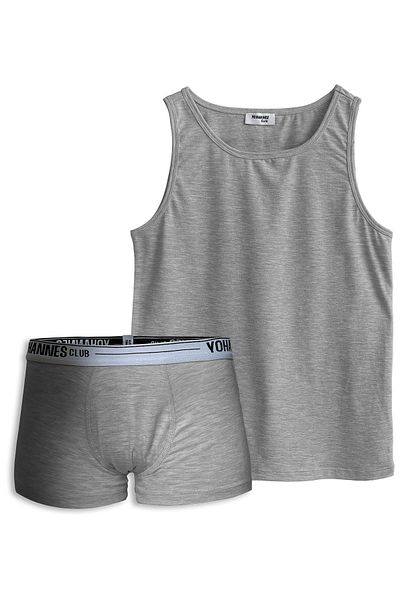 Yohannes Club Cotton Boxer and Undershirt Set for Boy