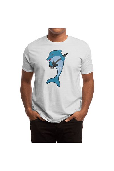 Fizello Μπλουζάκι γυμναστικής Dolphin High Waist - Σχέδιο μουσικής και κιθάρας