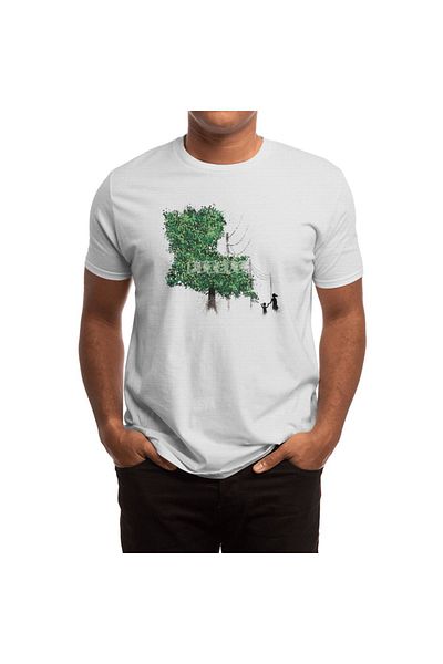 Fizello Tricou alb unisex La Tree