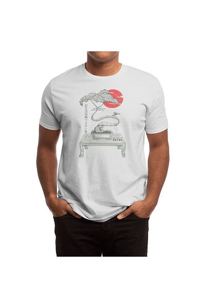 Fizello Tricou pentru bărbați și femei - Tricou alb unisex „Money Grows On The Tree Of Persistence”.