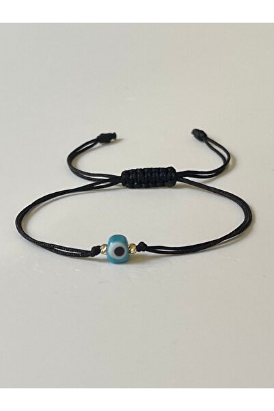 Rupen Kraft 14 Ayar Dorika Toplu Cam Nazar Boncuklu Som Altın Bileklik El İşl...