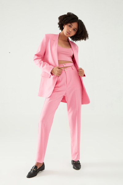 Quzu Γυναικείο μπουφάν Candy Pink Blazer