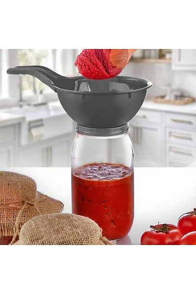 Hane216 Funnel Jar - Plastic Canning