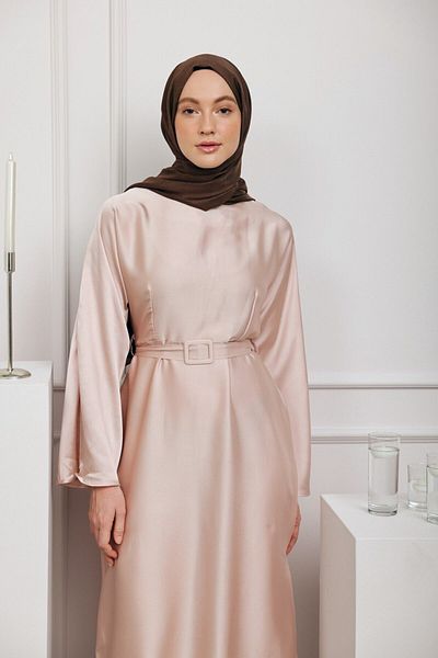 Modakaşmir سلسلة مونوغرام عادي شال بني