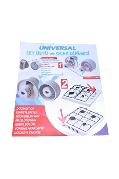 Universal Üniversal Setüstü Ve Ocak Düğme Beyaz No:45