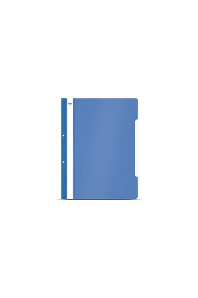 Noki Wire File Plastic Economic A4 Blue 50 Pieces