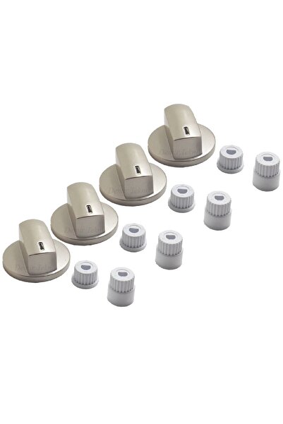 Demir Teknik Teka Uyumlu 4 Adet Set Üstü Ankastre Ocak Düğmesi