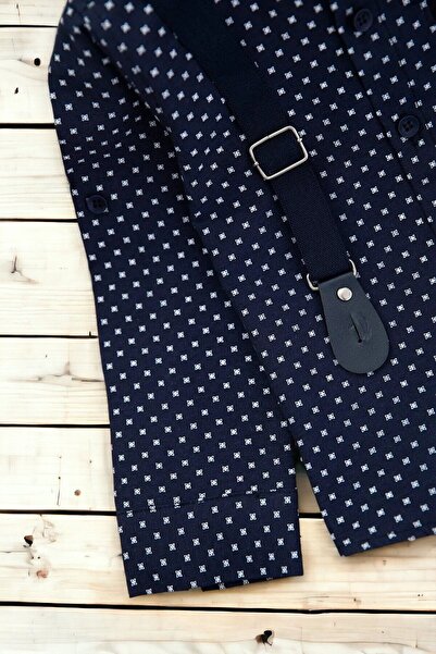 voyyo kids baby Boy's Bow Tie Shirt Linen Trousers Hanging Holiday Bottom Top Children's Set