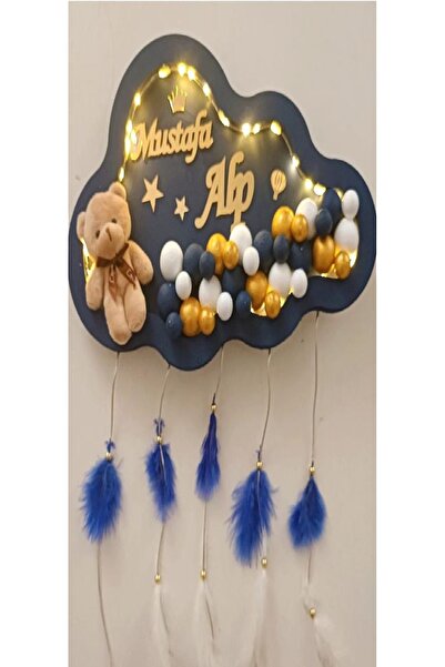 bebek atölyem Kişiye Özel El Işi Kişiye Özel Ledli Hastane Bebek Kapı Süsü