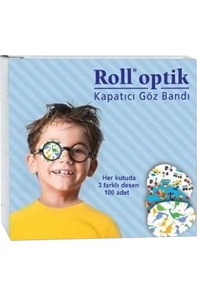 roll optik Boy's Eye Cover Tape - 100 Pieces