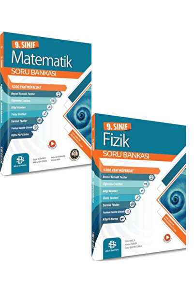 Bilgi Sarmal Yayınları 9. Sınıf Matematik Fizik Soru Bankası Seti Video Çözüm...