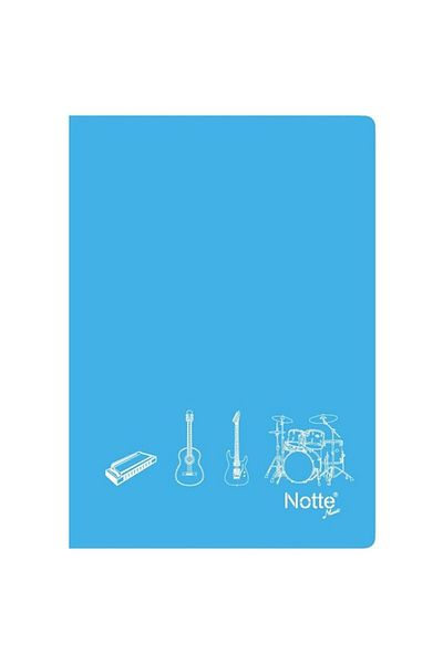 Notte A4 40 Sheets Music Notebook - Stitched Pined Plastic Cover, 10-138