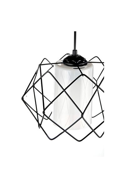 retro home design 2 Pieces Black and White Mica - Multi Square Chandelier Living Room Kitchen Hall (2 Pieces)