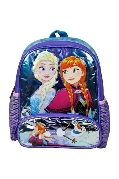 Hakan Çanta Kız Çocuk Mavi Frozen Elsa Anaokulu Çantası