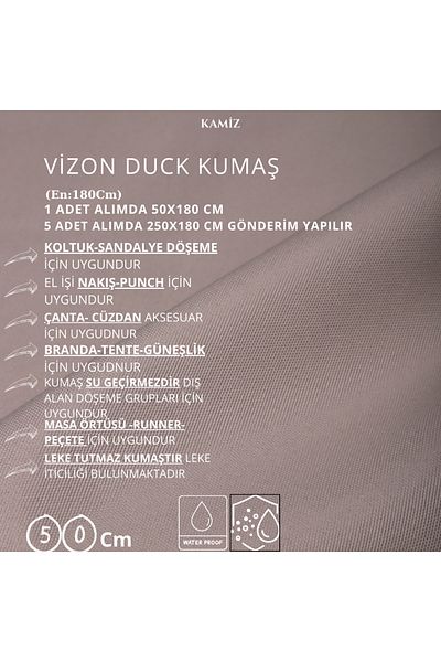 KAMİZ Απλό ύφασμα πάπιας - ύφασμα διάτρησης και τσάντας - Τραπεζομάντιλο Runner