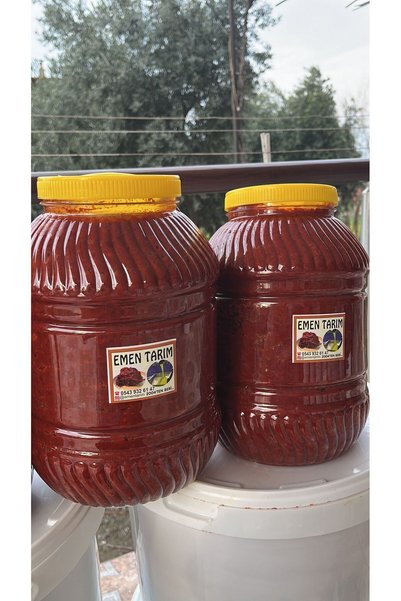 GÜVENLE ALIN Hatay El Emeği Acı Biber Salçası 5kg