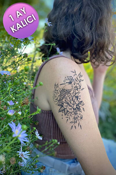 BP Tattoo 1 Ay Kalıcı Tattoo Gerçek Dövme Görünümlü Çiçek Dövmesi