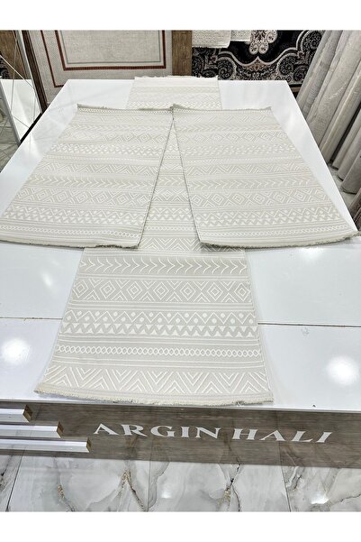 İnci Yatak Odası Takım 3'lü Set Halı İnci