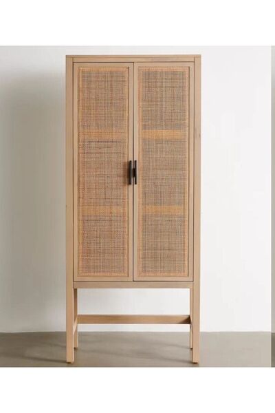 Arzu Wood Ahşap Hasır Dolap