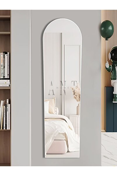 ant home dekoratif ayna mdf oval boy ayna duvar aynası 165 X 45 cm