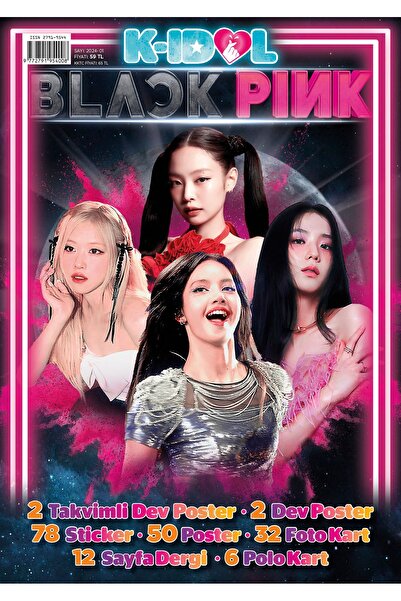 KİDOL Kıdol Blackpink - 2024.01 Takvim Poster Hediyeli