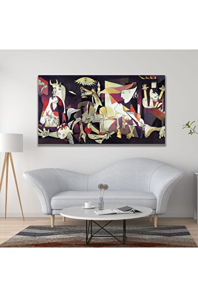 GAAGART Panoramik Kanvas Duvar Tablosu Pablo Picasso Guernica