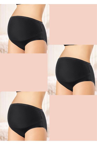 White Velvet Pachet de 3 femei din bumbac pentru maternitate/maternitate