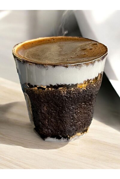 NADY STUDIO Wound Kintsugi Inspired Porcelain Espresso Coffee Handleless Design - 110 ml Mug