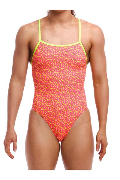 FUNKİTA Funkita Sst Swim School - Women's Training Swimsuit, Wide Back Thin Strap