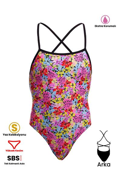 FUNKİTA Funkita Sse Stp - Women's Training Swimsuit, Thin Straps and Extra Lining