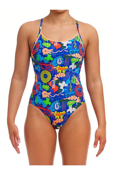 FUNKİTA Funkita Db Blues Baby - Women's Training Swimsuit, Diamond Back