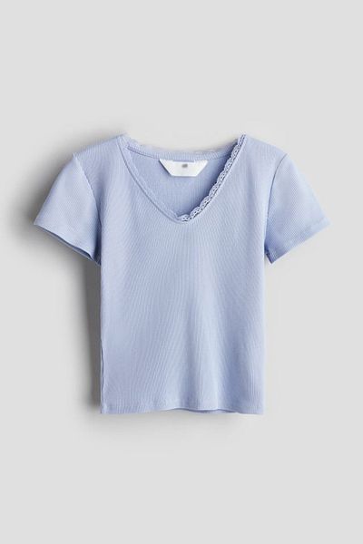 Zeyder Kids Tricou pentru fetiță cu decolteu în V Waiter Boy