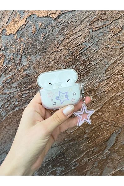 daystar AirPods Pro and Pro 2Compatible Star Printed and Star Figure Headphone Case