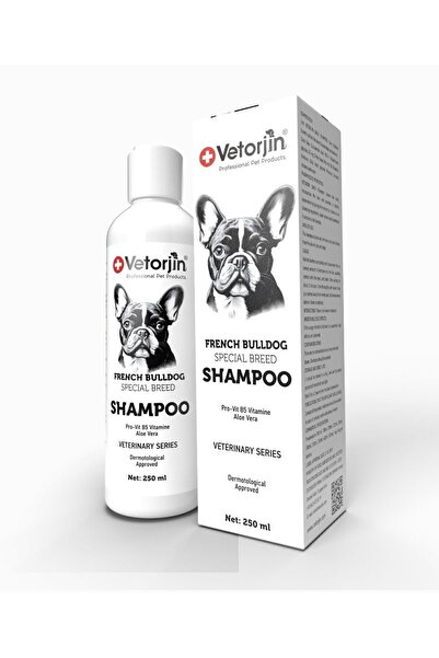 Vetorjin French Fransız Bulldog Şampuan Hassas Deri Ve Tüy Yapısı 250 ml